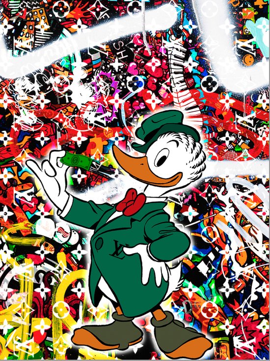 Donald Duck poster - Graffiti - Luxe merken poster