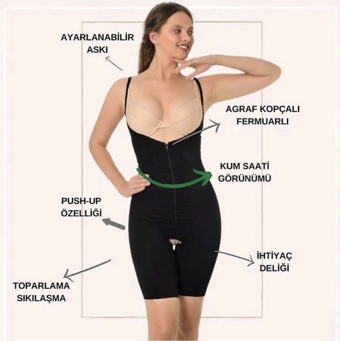 shapewear - Corrigerend Ondergoed - Waist Trainer - 
